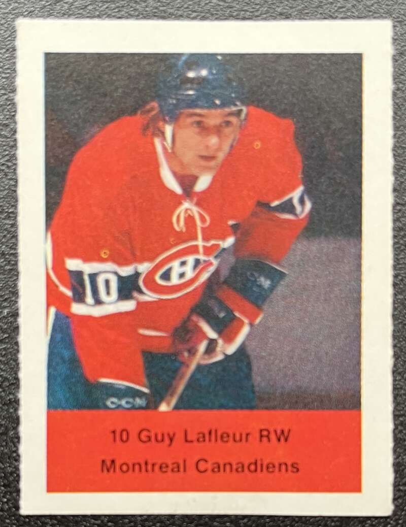 1974-75 Loblaws Hockey Sticker Guy Lafleur Canadiens V75559 Image 1
