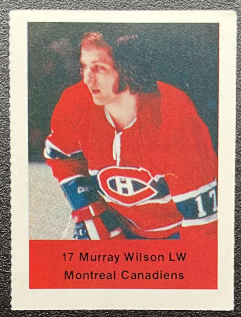 1974-75 Loblaws Hockey Sticker Murray Wilson Canadiens V75573 Image 1