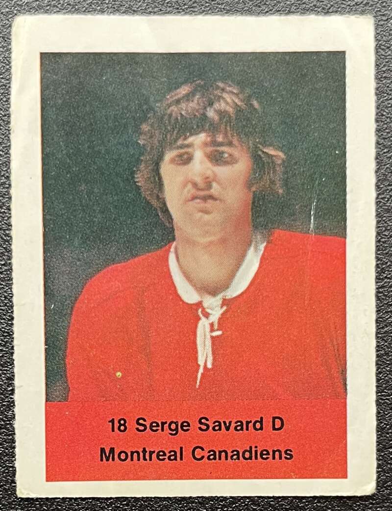 1974-75 Loblaws Hockey Sticker Serge Savard Canadiens V75584 Image 1