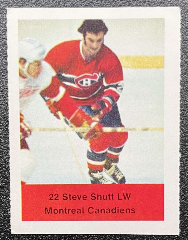 1974-75 Loblaws Hockey Sticker Steve Shutt Canadiens V75591 Image 1