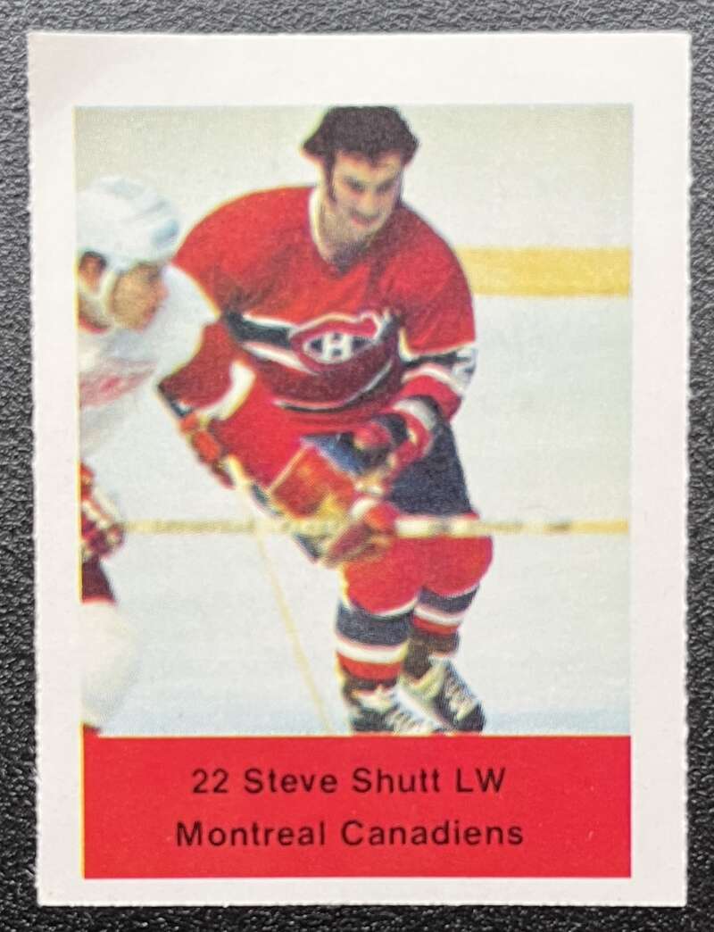 1974-75 Loblaws Hockey Sticker Steve Shutt Canadiens V75593 Image 1