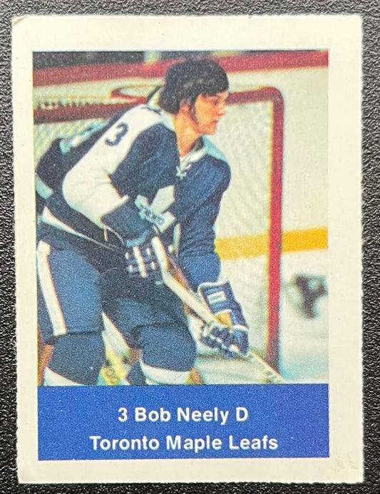 1974-75 Loblaws Hockey Sticker Bob Neely Leafs  V75615 Image 1