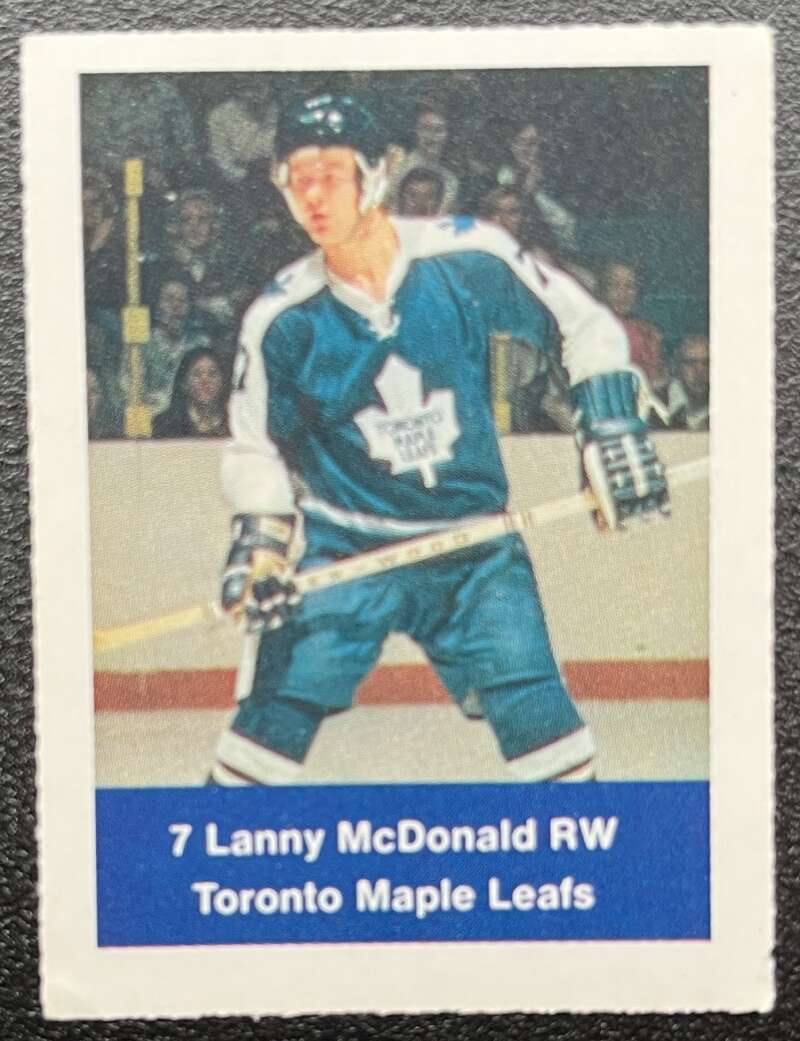 1974-75 Loblaws Hockey Sticker Lanny McDonald Leafs V75618 Image 1