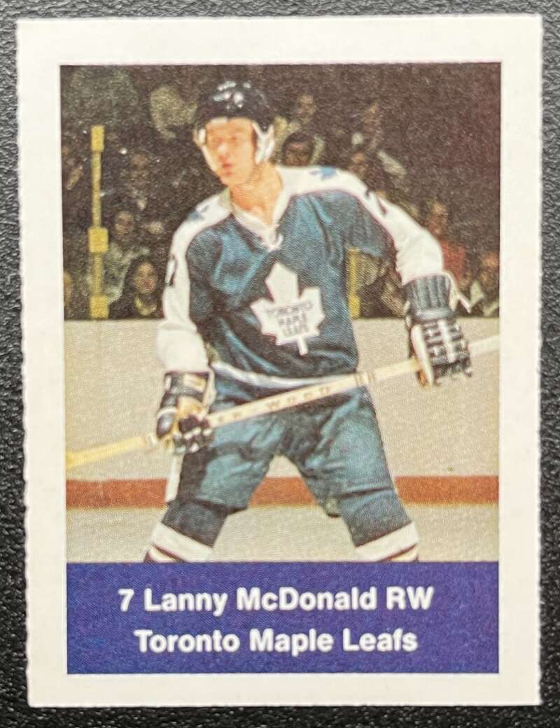1974-75 Loblaws Hockey Sticker Lanny McDonald Leafs V75619 Image 1