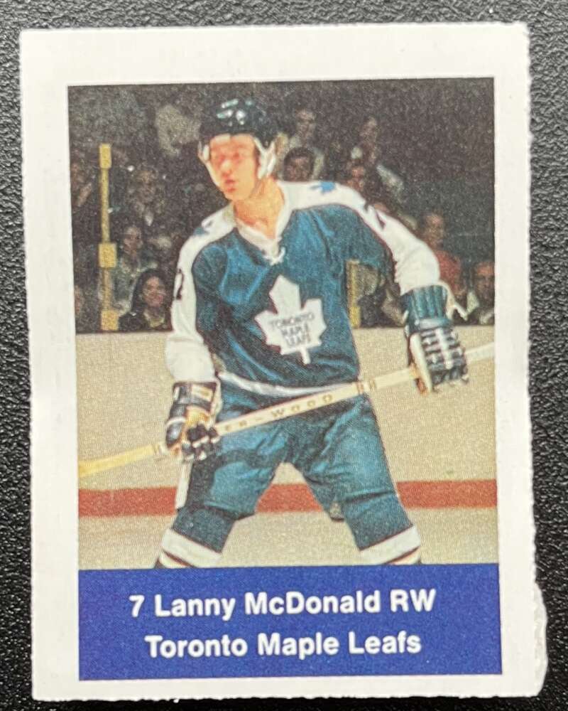 1974-75 Loblaws Hockey Sticker Lanny McDonald Leafs V75621 Image 1