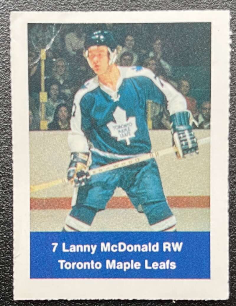 1974-75 Loblaws Hockey Sticker Lanny McDonald Leafs V75622 Image 1
