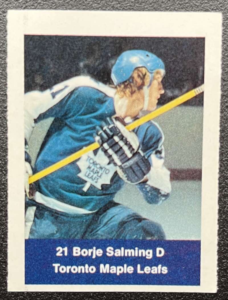 1974-75 Loblaws Hockey Sticker Borje Salming Leafs V75630 Image 1