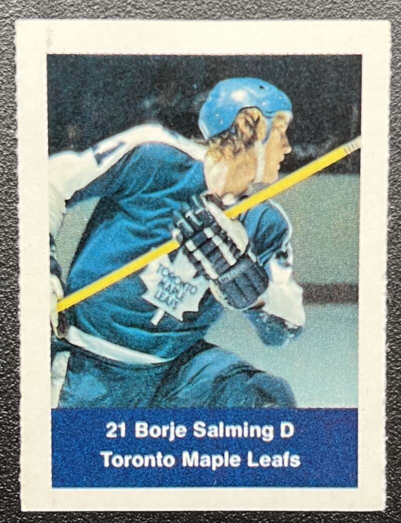 1974-75 Loblaws Hockey Sticker Borje Salming Leafs V75631 Image 1