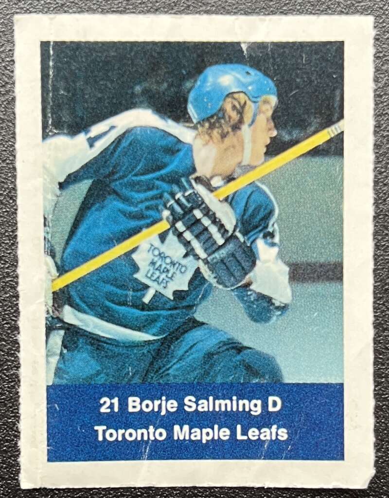 1974-75 Loblaws Hockey Sticker Borje Salming Leafs V75632 Image 1