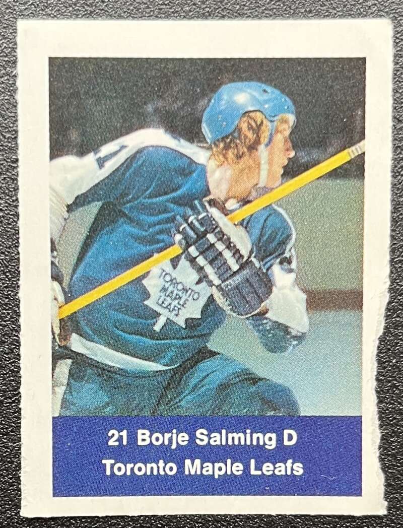 1974-75 Loblaws Hockey Sticker Borje Salming Leafs V75633 Image 1