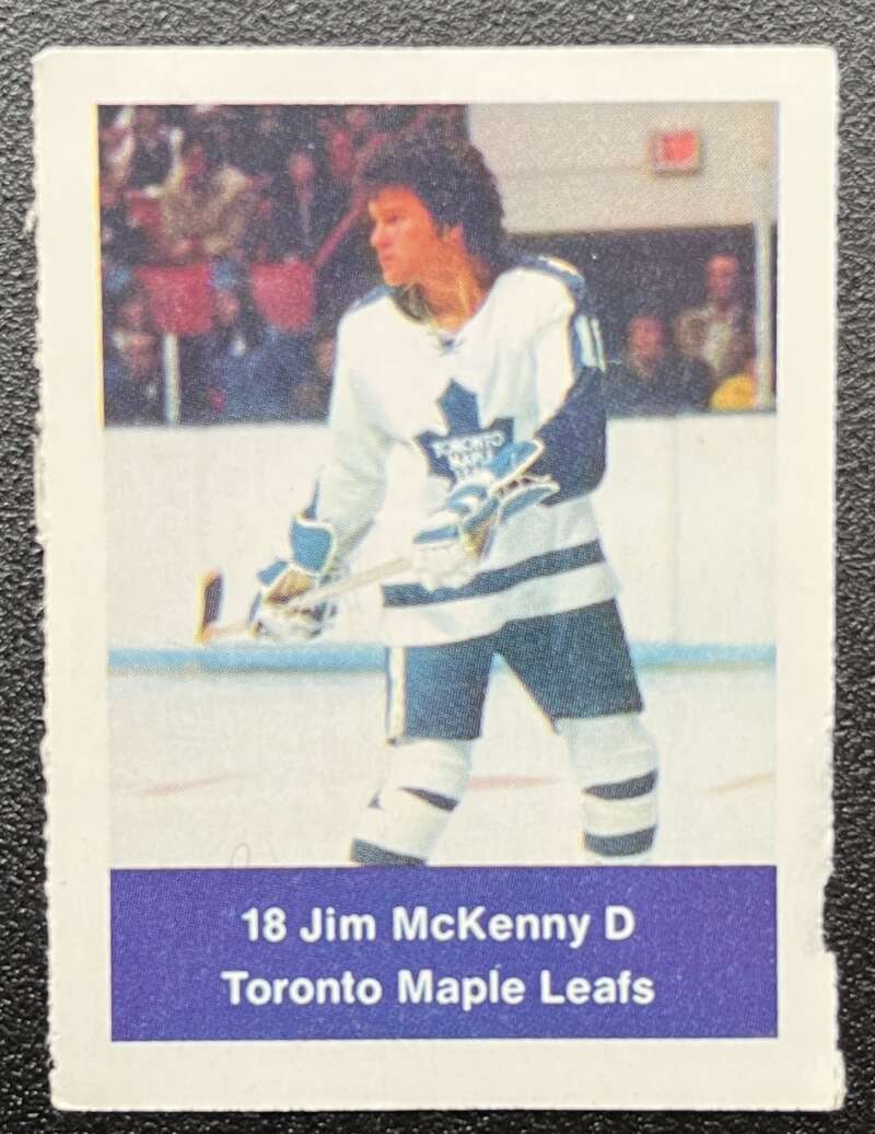 1974-75 Loblaws Hockey Sticker Jim McKenny Leafs  V75648 Image 1