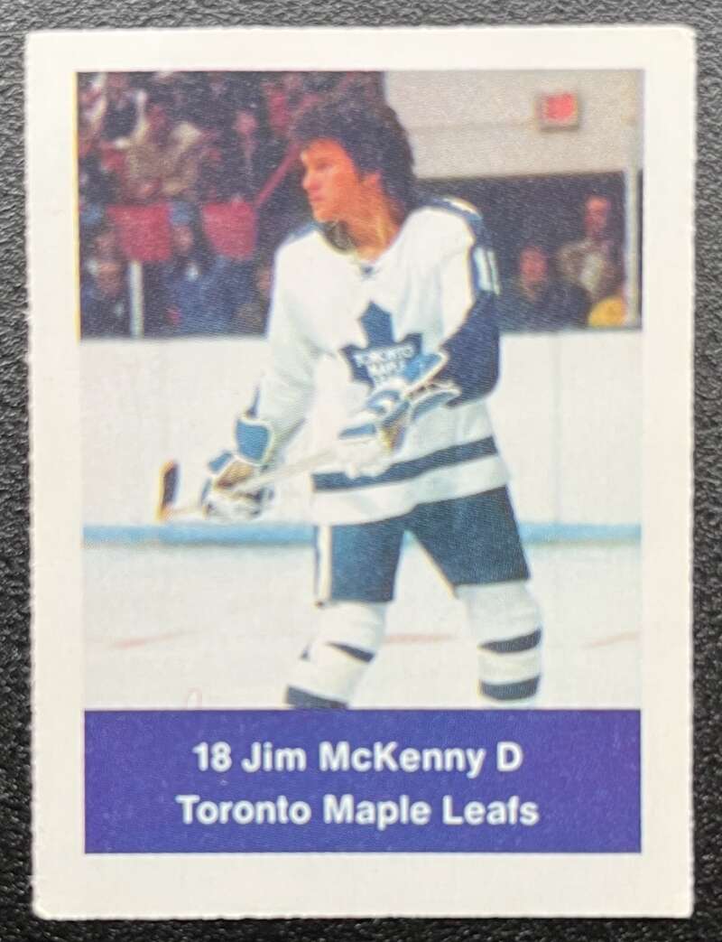 1974-75 Loblaws Hockey Sticker Jim McKenny Leafs V75651 Image 1
