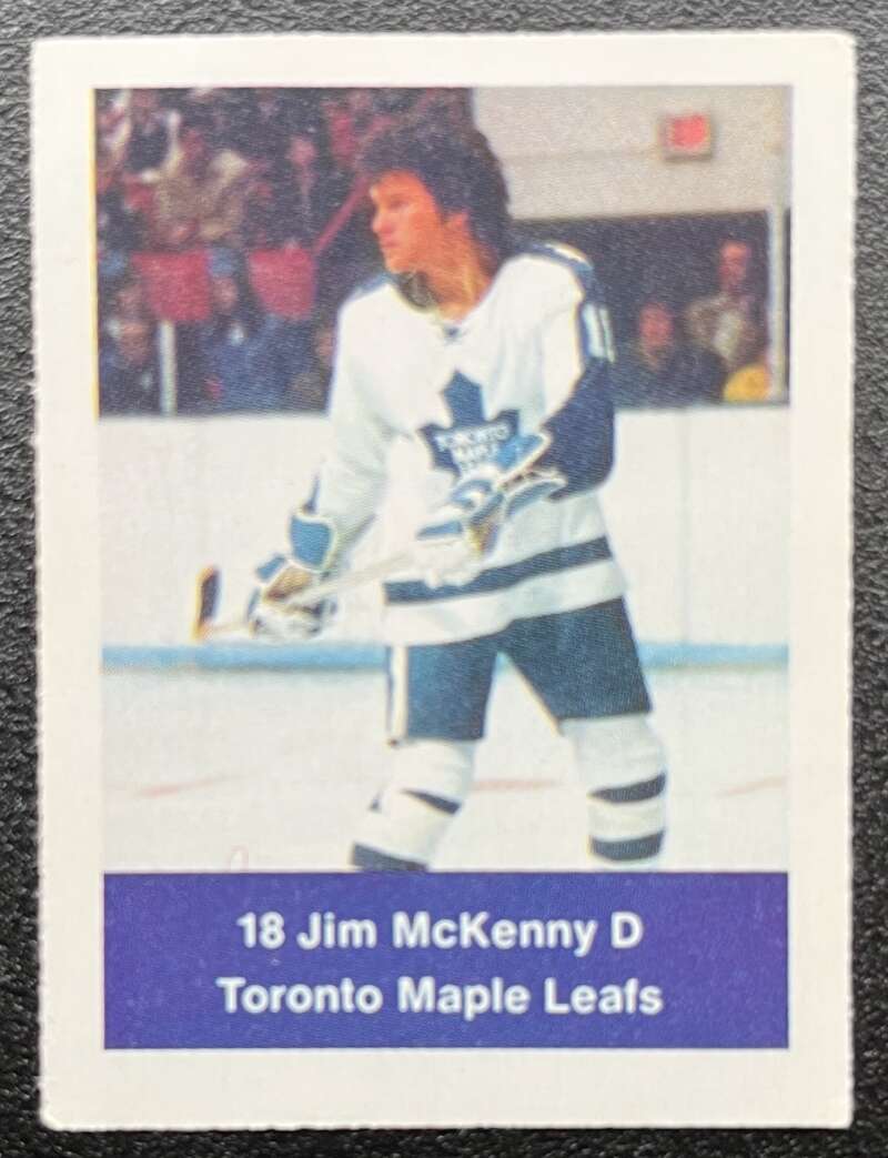 1974-75 Loblaws Hockey Sticker Jim McKenny Leafs  V75651 Image 1