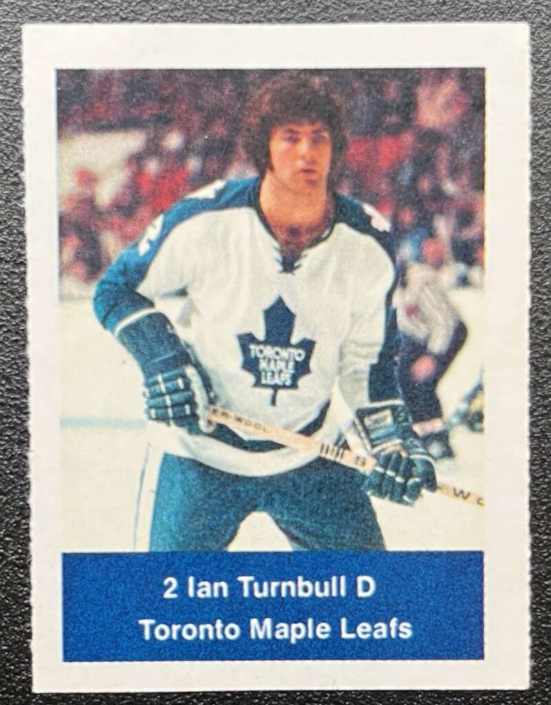 1974-75 Loblaws Hockey Sticker Ian Turnbull Leafs V75653 Image 1