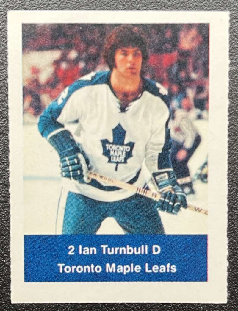 1974-75 Loblaws Hockey Sticker Ian Turnbull Leafs V75655 Image 1