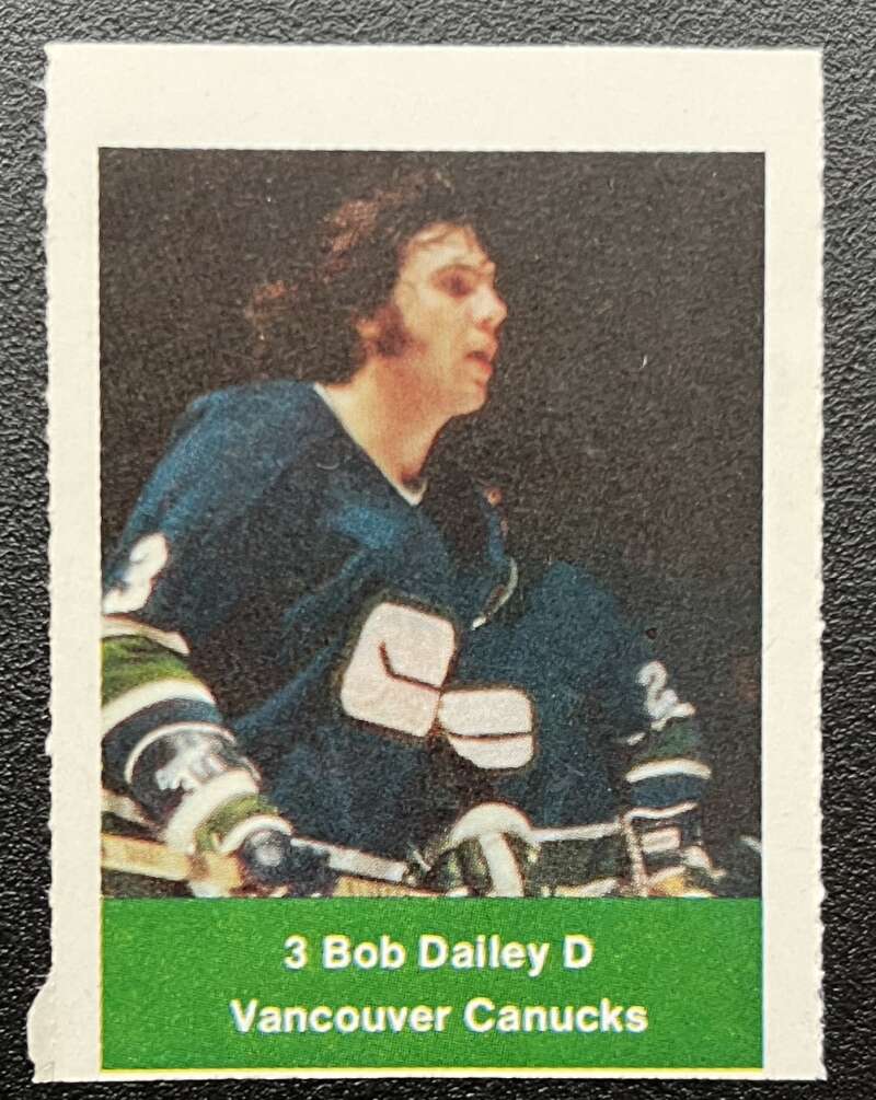 1974-75 Loblaws Hockey Sticker Bob Dailey Canucks V75700 Image 1