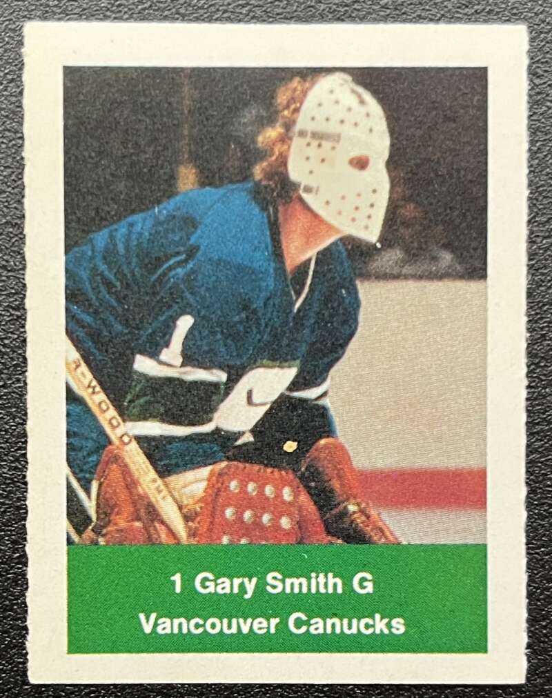 1974-75 Loblaws Hockey Sticker Gary Smith Canucks V75905 Image 1