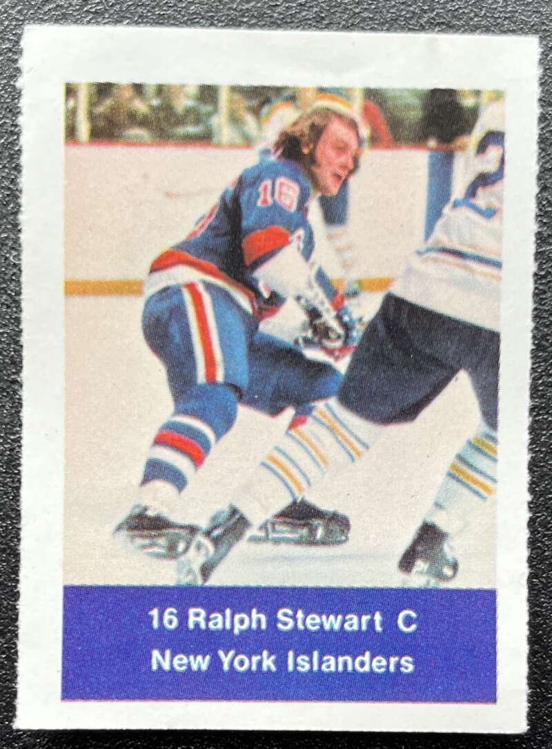 1974-75 Loblaws Hockey Sticker Ralph Stewart Islanders V75931 Image 1