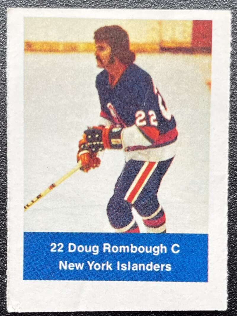 1974-75 Loblaws Hockey Sticker Doug Rombough Islanders V75934 Image 1