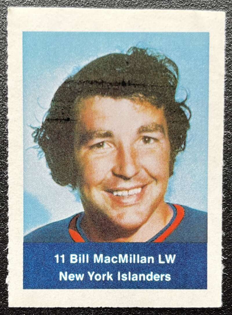 1974-75 Loblaws Hockey Sticker Bill MacMillan Islanders V75935 Image 1