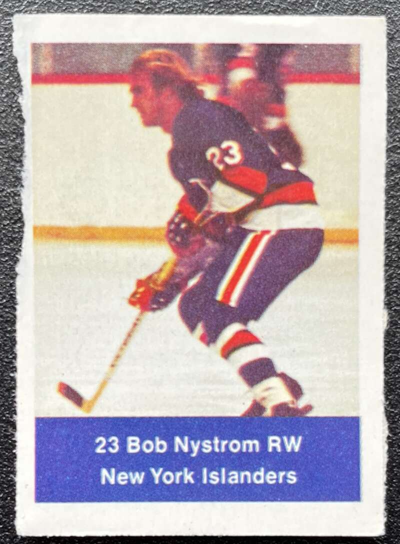 1974-75 Loblaws Hockey Sticker Bob Nystrom Islanders V75938 Image 1