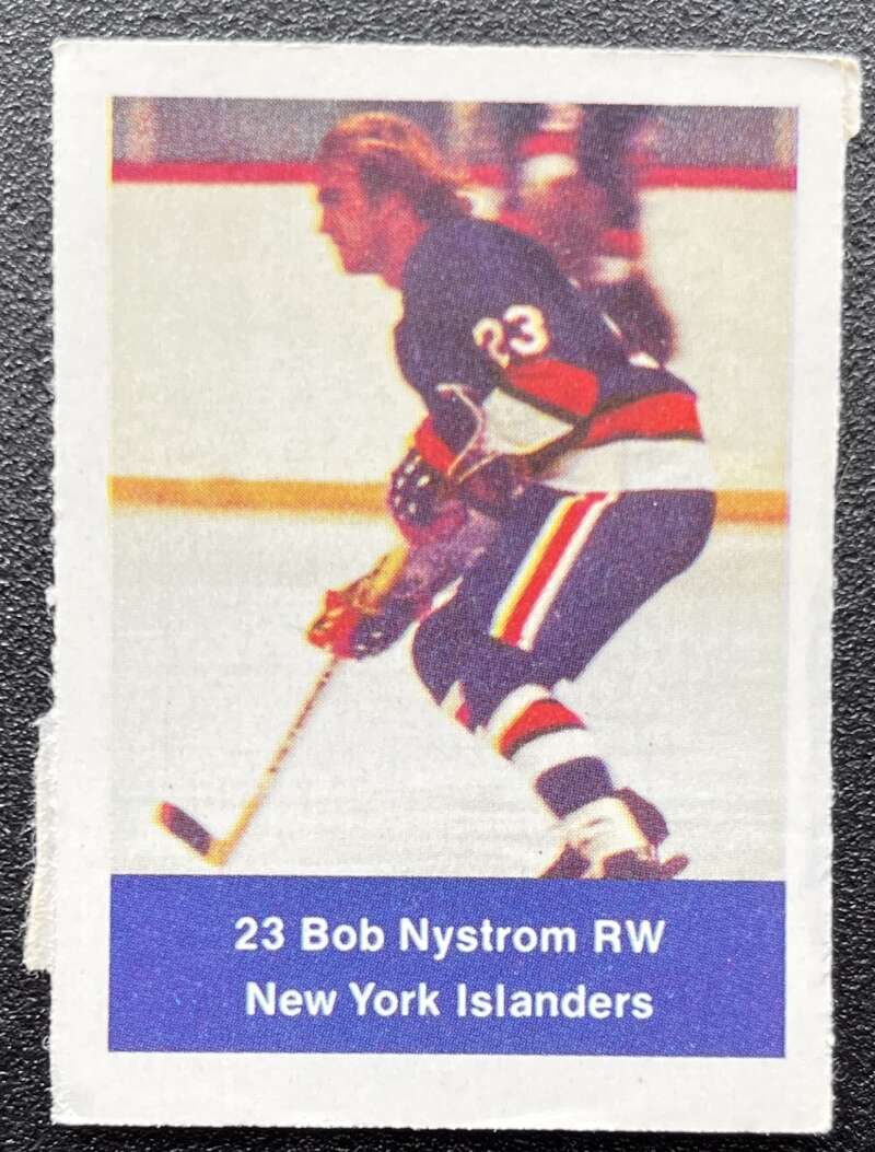 1974-75 Loblaws Hockey Sticker Bob Nystrom Islanders V75939 Image 1