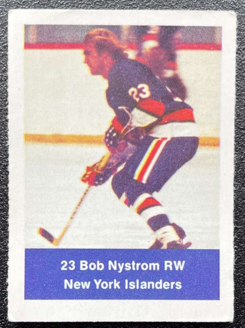 1974-75 Loblaws Hockey Sticker Bob Nystrom Islanders V75940 Image 1
