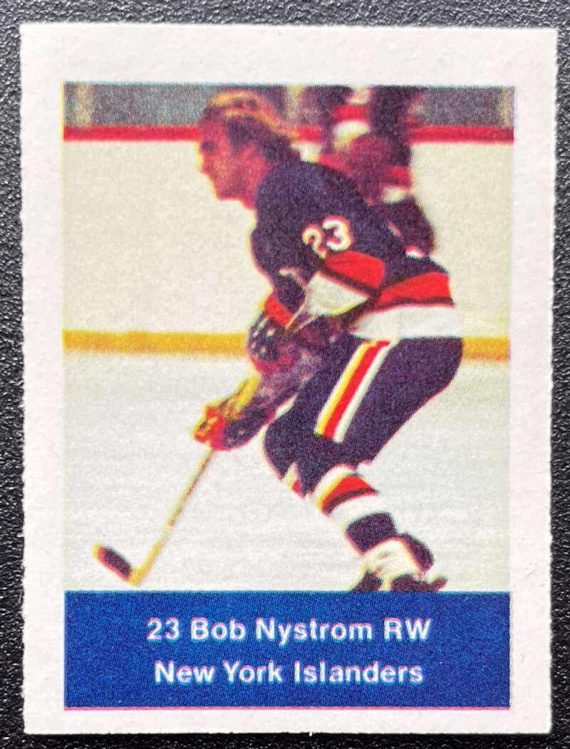 1974-75 Loblaws Hockey Sticker Bob Nystrom Islanders V75944 Image 1