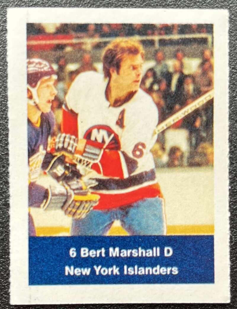 1974-75 Loblaws Hockey Sticker Bert Marshall Islanders V75948 Image 1