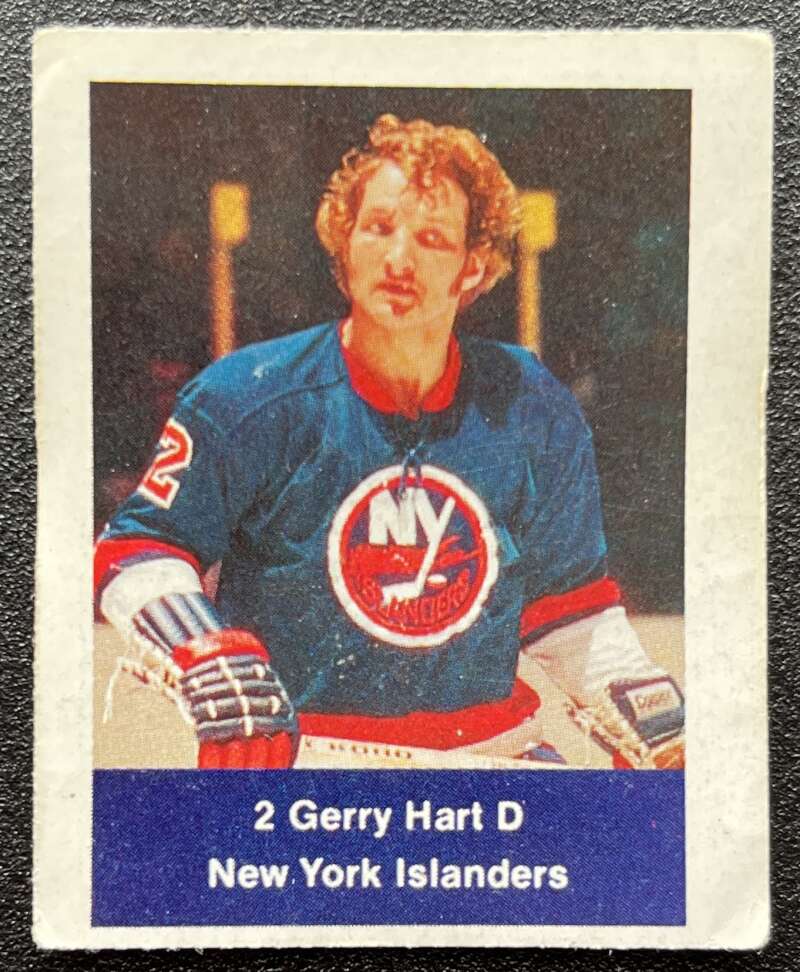 1974-75 Loblaws Hockey Sticker Gerry Hart Islanders V75956 Image 1