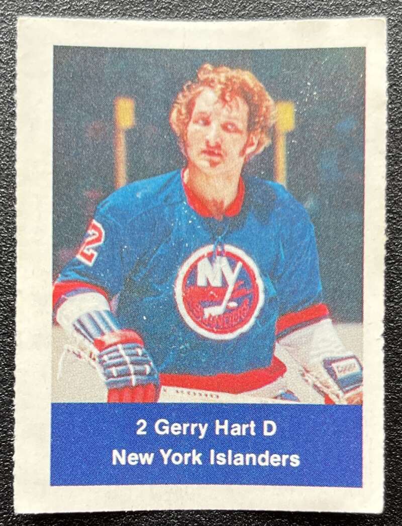 1974-75 Loblaws Hockey Sticker Gerry Hart Islanders V75958 Image 1