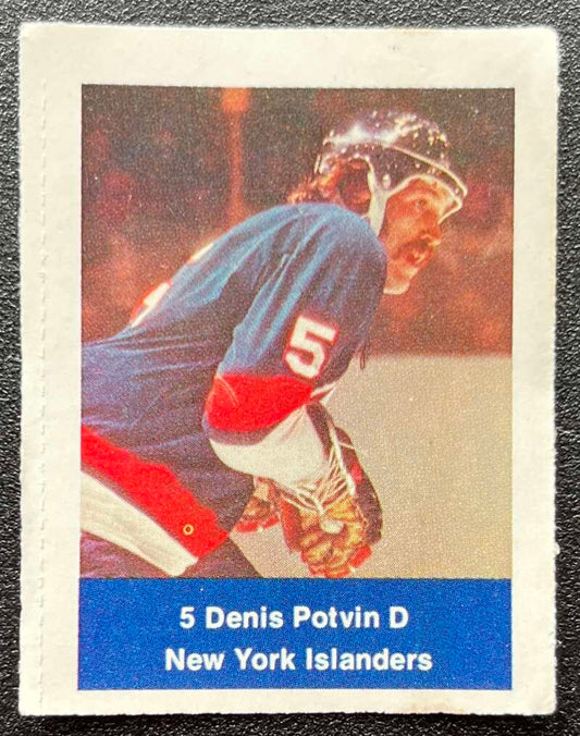 1974-75 Loblaws Hockey Sticker Dennis Potvin Islanders  V75959 Image 1