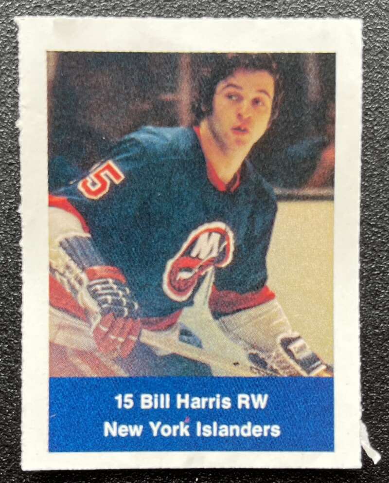 1974-75 Loblaws Hockey Sticker Bill Harris Islanders V75965 Image 1