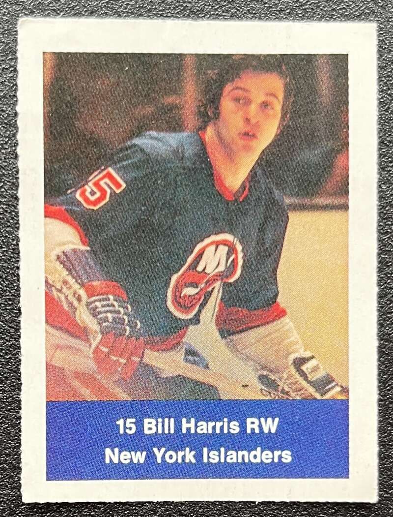 1974-75 Loblaws Hockey Sticker Bill Harris Islanders V75967 Image 1