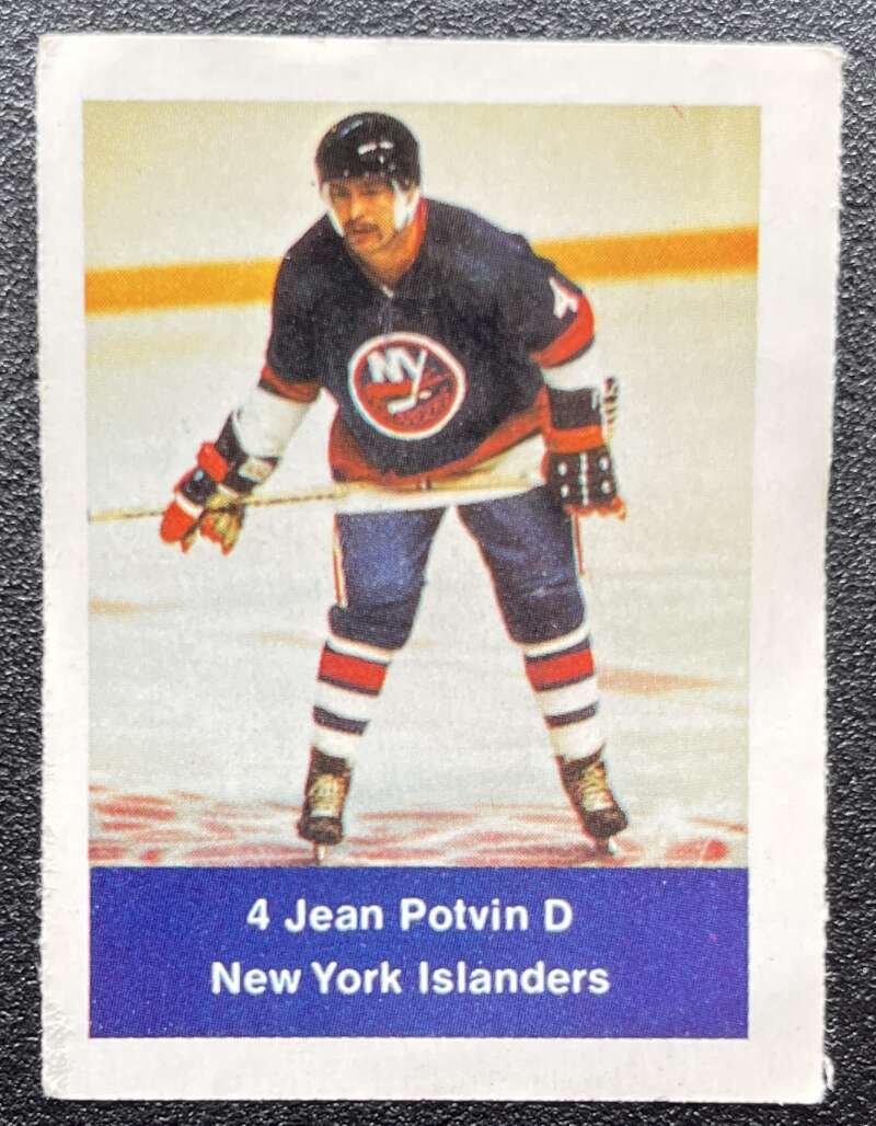 1974-75 Loblaws Hockey Sticker Jean Potvin Islanders V75968 Image 1