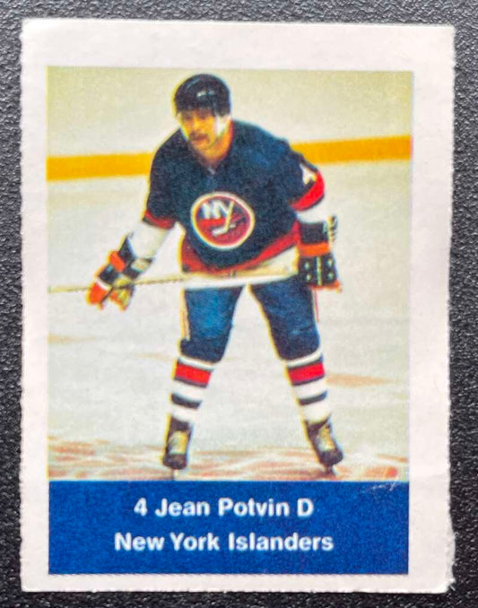 1974-75 Loblaws Hockey Sticker Jean Potvin Islanders  V75969 Image 1