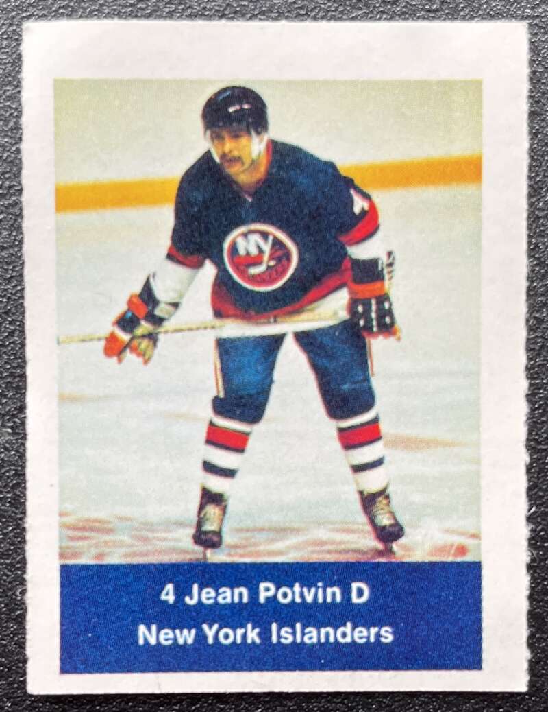 1974-75 Loblaws Hockey Sticker Jean Potvin Islanders V75970 Image 1