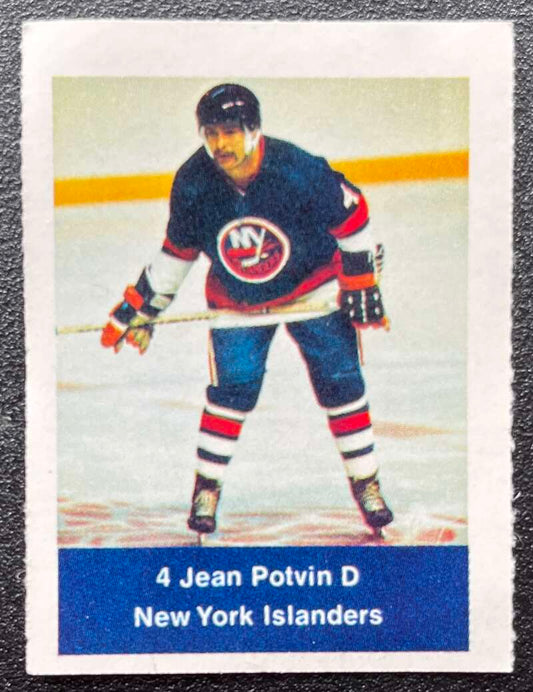 1974-75 Loblaws Hockey Sticker Jean Potvin Islanders  V75970 Image 1