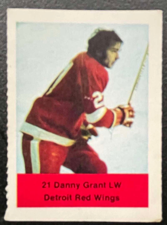 1974-75 Loblaws Hockey Sticker Danny Grant Red Wings  V75971 Image 1