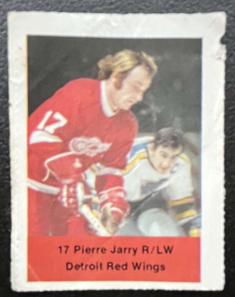 1974-75 Loblaws Hockey Sticker Pierre Jarry Red Wings V75973 Image 1