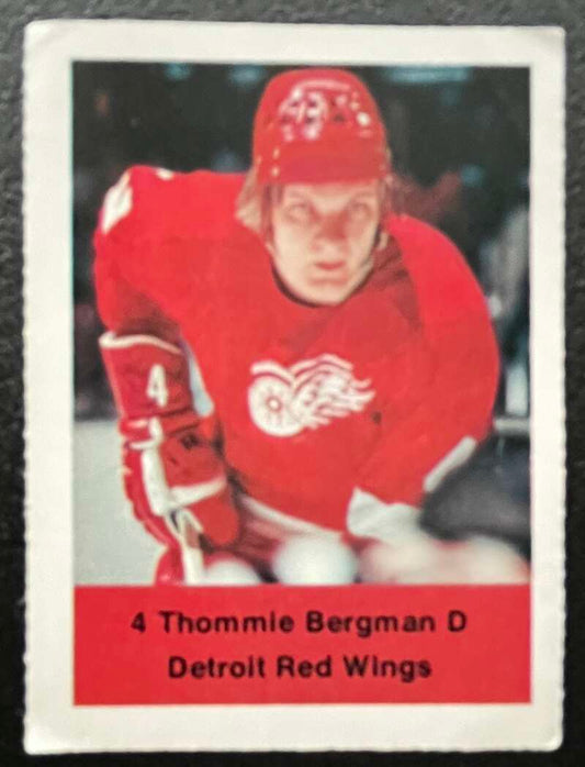 1974-75 Loblaws Hockey Sticker Thommie Bergman Red Wings  V75977 Image 1