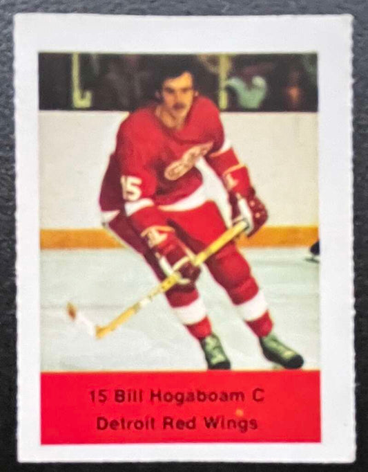1974-75 Loblaws Hockey Sticker Bill Hogsboam Red Wings  V75984 Image 1