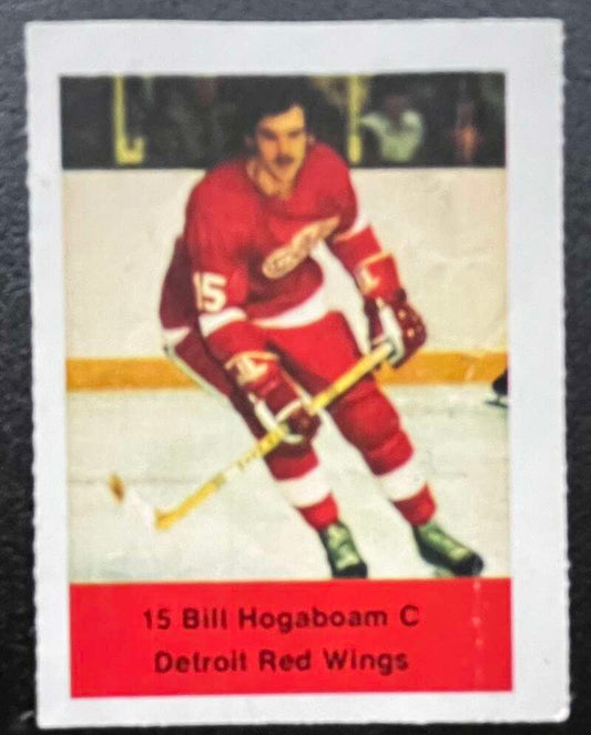 1974-75 Loblaws Hockey Sticker Bill Hogsboam Red Wings  V75986 Image 1