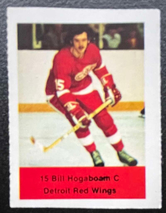 1974-75 Loblaws Hockey Sticker Bill Hogsboam Red Wings  V75987 Image 1