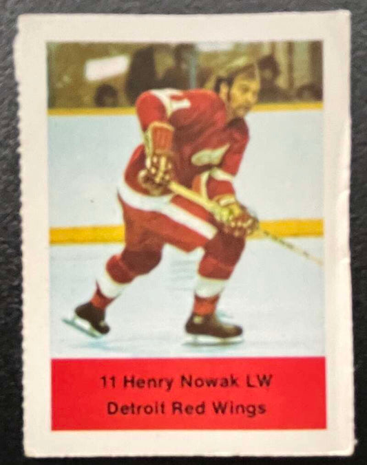 1974-75 Loblaws Hockey Sticker Henry Nowak Red Wings  V75988 Image 1