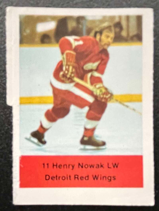 1974-75 Loblaws Hockey Sticker Henry Nowak Red Wings  V75989 Image 1