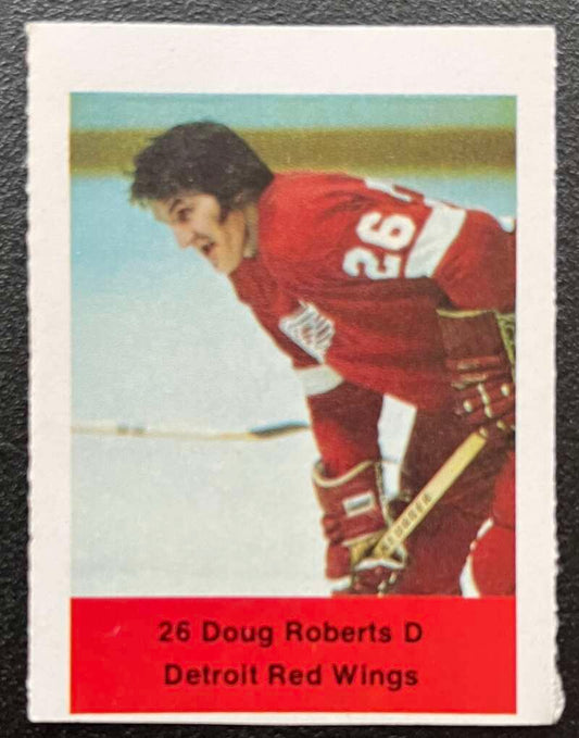 1974-75 Loblaws Hockey Sticker Doug Roberts Red Wings  V75996 Image 1