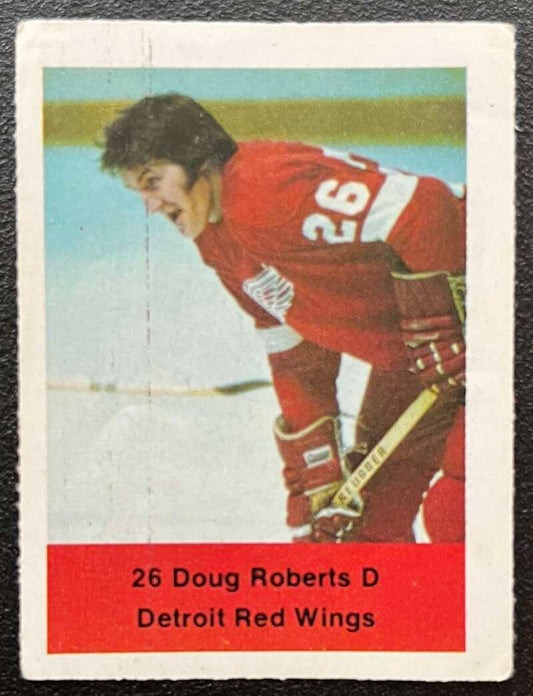 1974-75 Loblaws Hockey Sticker Doug Roberts Red Wings  V75997 Image 1