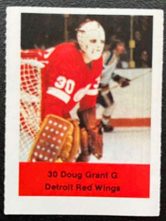 1974-75 Loblaws Hockey Sticker Doug Grant Red Wings  V75999 Image 1