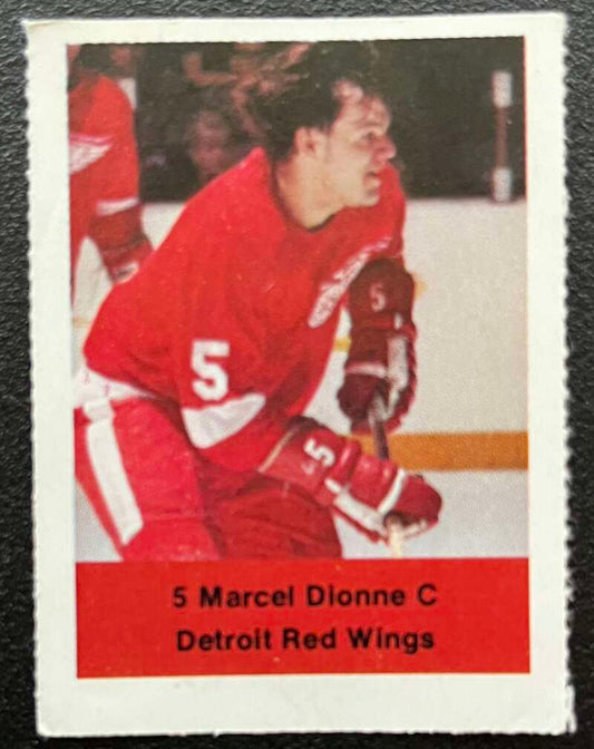 1974-75 Loblaws Hockey Sticker Marcel Dionne Red Wings  V75704 Image 1